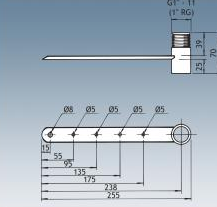 SMR 2 Stainless steel side-mounting clamps